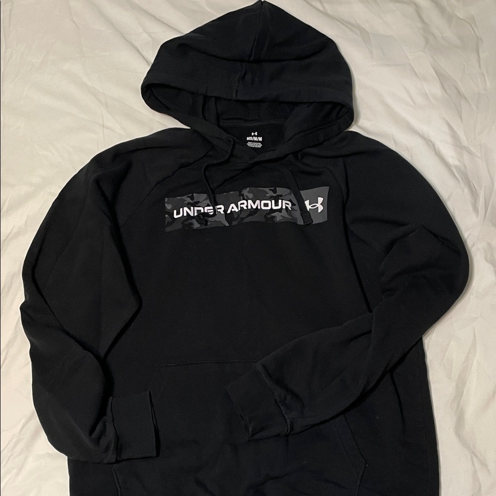 Under Armour Black Hoodie with Logo